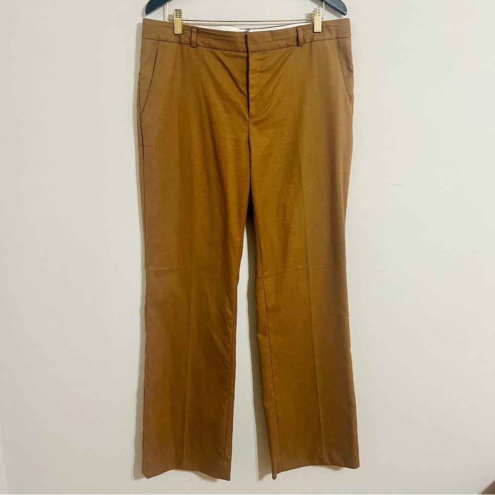Pantalón Banana Republic De Vestir Cafe Claro Rayas | Meses sin interés